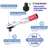Mesee Mini Ratchet Wrench, Quick Release 1/4 Drive Ratchet Hex