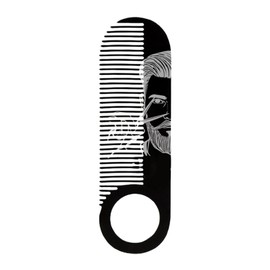 Beard Comb - Fine Tooth Mustache Brush,Portable Ergonomic Shaping Tool, Double-Purpose Hair Detailing Brush for Men Birthday Holiday