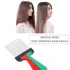 Hair Pick Comb Foldable Professional Hairdressing Detangle Styling Tool Accessory
