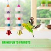 Fonyet Pack of 2 Large Parrot Toy Bird Chew Toy