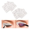 64 Pcs Cat Eyeliner Eyeshadow Stencil Stickers,Eyeliner Stencils Stickers,Eyeliner Stencil