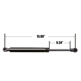 MYSMOT Universal Lift Supports Shock Struts 15 Inches, 45 Lbs, 6926