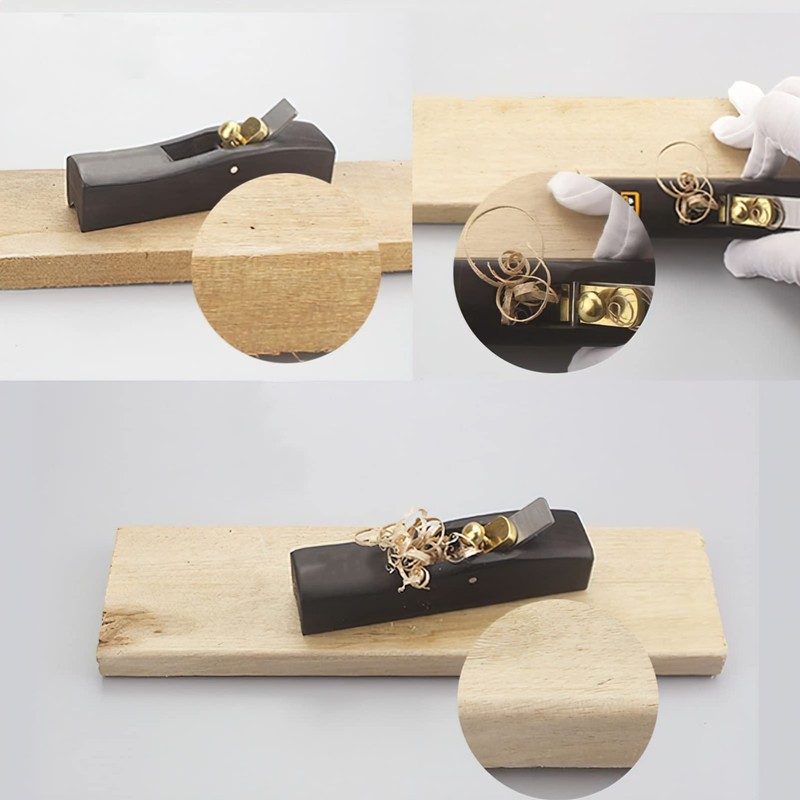 Wooden Hand Plane, Mini Arc Bottom Hand Planer, Wood Block