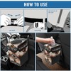 GACTIVITY Western Aztec Cow Print Collapsible Reusable Waterproof Car Trash