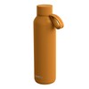 Quokka Solid with Holder Amber Stainless Steel Thermal Bottle with