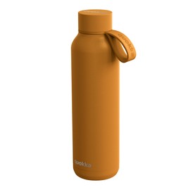 Quokka Solid with Holder Amber Stainless Steel Thermal Bottle with Holder 630 ml