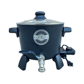 Wax Melter for Candle Making, Holds Approximately 7 Qts Or 14 Lbs of Melted Wax, Wax Melter Has Easy Pour Valve, by SOYLITE CANDLES