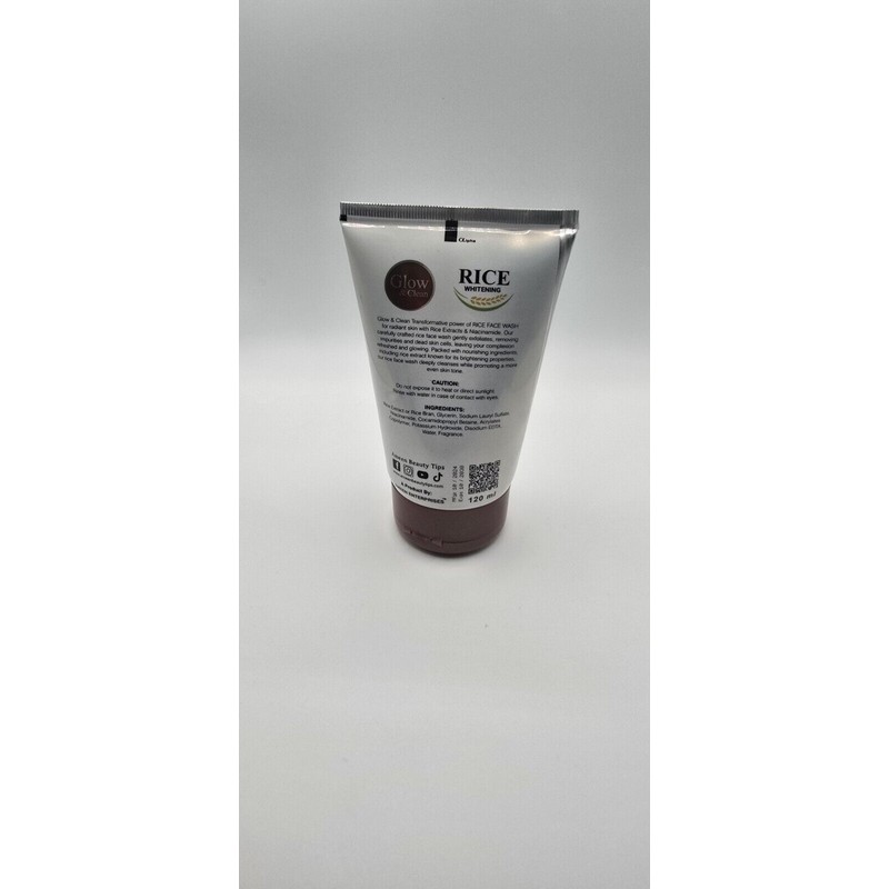 Clean Glow &Clean Rice Face Wash for Women & Men