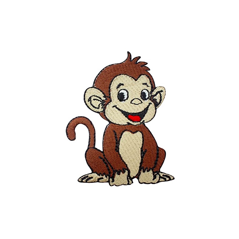 Cute Monkey, animal patch, Monkey patch, Cartoon patch, Kids rhymes