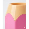 SPHTOEO Cute Pencil Shaped Pen Holder for Desk - Fun