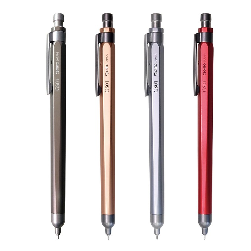 Auto Roller Gel Ballpoint Pen GS01 Silver GS01-G5-SV