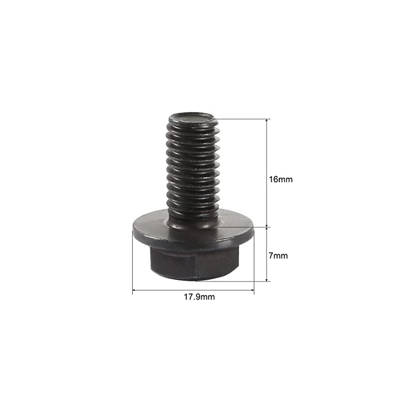 sourcingmap Reverse Thread Screws 8mm for 255 Cut Off Machine
