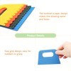4Pcs Plastic Scraper Tools Durable Remove Decals Plastic Paint Scrapers