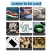 40 Pieces Sanding Pads, 11 Hole Sanding Sheets Hook and