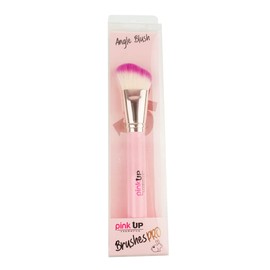 PINK UP, Angle Brush, Brocha Angular para Rubor, Cerdas Sintéticas, Modelo PK15