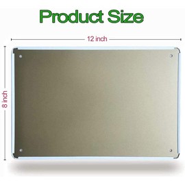 Placa de matrícula con mapa de los Estados Unidos, letrero de metal para el hogar, sala de estar, porche, regalos, decoración de pared, cobertizo, oficina, sala de estar, 12 x 8 pulgadas