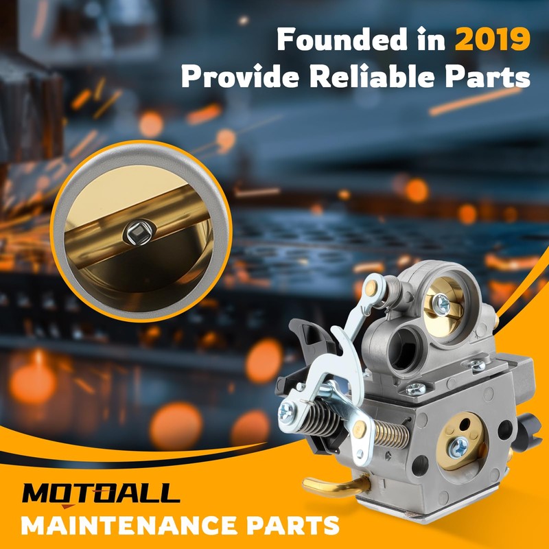 MOTOALL MS391 Carburetor with gaskets for Stihl MS311 11401200601,11401200605 WTE-9A