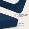Dreamzie Fitted Sheet, 100% Polyester Microfiber, Oeko Tex Certified without