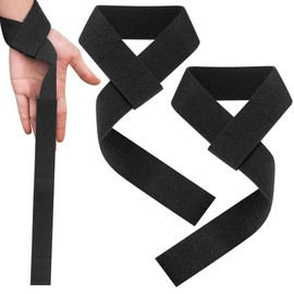 1 Pair / 2 Pieces Lifting Straps Strength Training Lifting Straps Lifting Straps for Bodybuilding, Strength Training, Weightlifting, Deadlifting, Powerlifting, Men, Women, Men, Lifting Straps