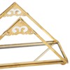 Mirror Jewelry Tray Glass Perfume Storage Tray Jewelry Plate Golden