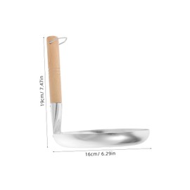 CAXUSD Nonstick Japanese Egg Pan Aluminum Breakfast Skillet with Unique Vertical Handle for Quick Single Serve Cooking for Pancakes and Crepes Ergonomic Design for Comfort