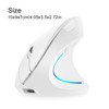 2.4G BT Dual-mode Wireless Vertical Mouse Rechargeable Mouse RGB streamer