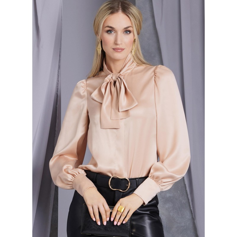 Vogue V1973H5 Misses' Blouse H5 (6-8-10-12-14)