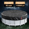 LXKCKJ 12 Ft Round Pool Cover, Solar Covers for Above