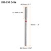 sourcing map 4pcs 200-230 Grits Diamond Grinding Bit 2.6mm Cylindrical