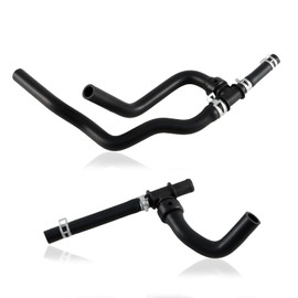 FUSCH Heater Hose Pipe Set with TEE Supply-Return Compatible with Dodge Journey 2.4VVT 2008 2009 2010 2011 2012 2013 2014 2015 2016 2017 2018 2019 2020 Replace#:5058437AK 5058437AD 5058437AI