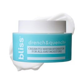 Bliss Drench and Quench Hyaluronic Acid Cream to Water Moisturizer |Light face clean, vegan & cruelty-free with 4 types of hyaluronic acid for all-day moisturization and firm skin 03 - Ex-glow-sion / 블리스 드렌치 앤 퀜치 히알루론산 크림 투 워터 모이스처라이저 | 하루 종일 보습과 탱탱한 피부를 위한 4가지 히알루론산이 함유된 가벼운 페이스 깨끗한 비건 & 크루얼티 프리 03 - Ex-glow-sion