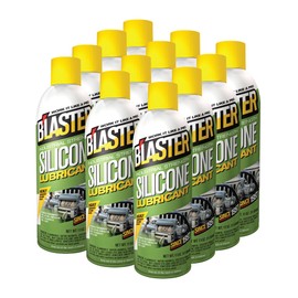 B’Laster Silicone Lubricant Spray – Non-Staining Silicone Spray for Metal Parts – Long-Lasting Protection, Reduces Friction & Wear – Works on Metal, Rubber & Plastic – 11 oz (Case of 12)
