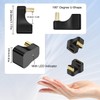 QIANRENON 8K HDMI U-Shaped Angle Display Adapter HDMI 2.1 Male