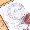 4 Pieces 360 Degree Angle Finder with Swivel Arm for