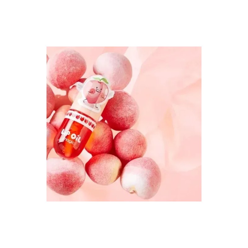 Lip Oil Magic Kiss Beauty Gloss Labial Brillo Aroma 1pz