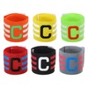PATIKIL Captain Armband, 6 Pack Adjustable Elastic Soccer Captain's Arm