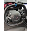 23766 C8 Corvette RAPID BLUE STEERING WHEEL VINYL STRIPE (2