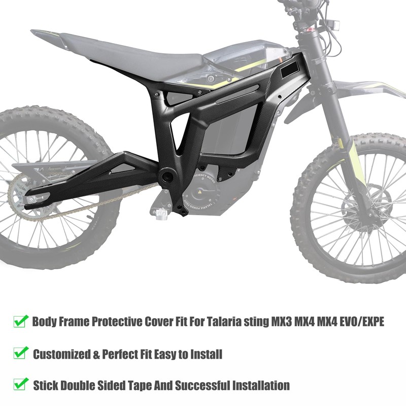 YIBEICO Body Frame Protective Cover for Talaria Sting MX3 MX4