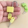 Yesmin 2 Pcs Luggage Lock with Key,Mini Padlock Luggage Lock