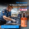 Forge 4-Digit Combination Lock, TSA Approved Locks for Luggage, Travel,