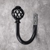BSTKEY A Pair of Nest Modeling Metal Curtain Hooks -