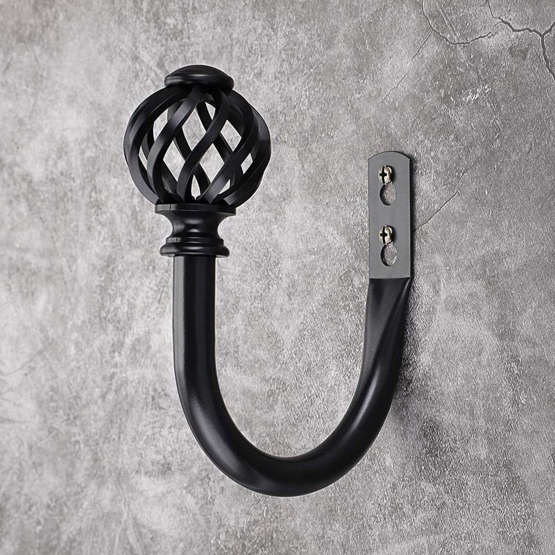 BSTKEY A Pair of Nest Modeling Metal Curtain Hooks -