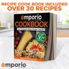 Emporio Kitchen Stackable Baking Pan Set - Deluxe Nonstick Gray