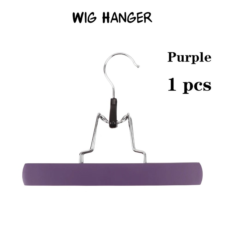 Wig Hanger for Hair Extensions & Wigs – Wooden Storage