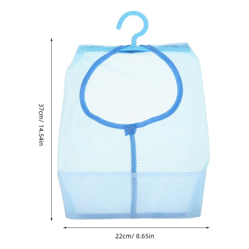 Zerodeko Hanging Storage Bag Mesh Clothespin Laundry Hanger Kitchen Bathroom