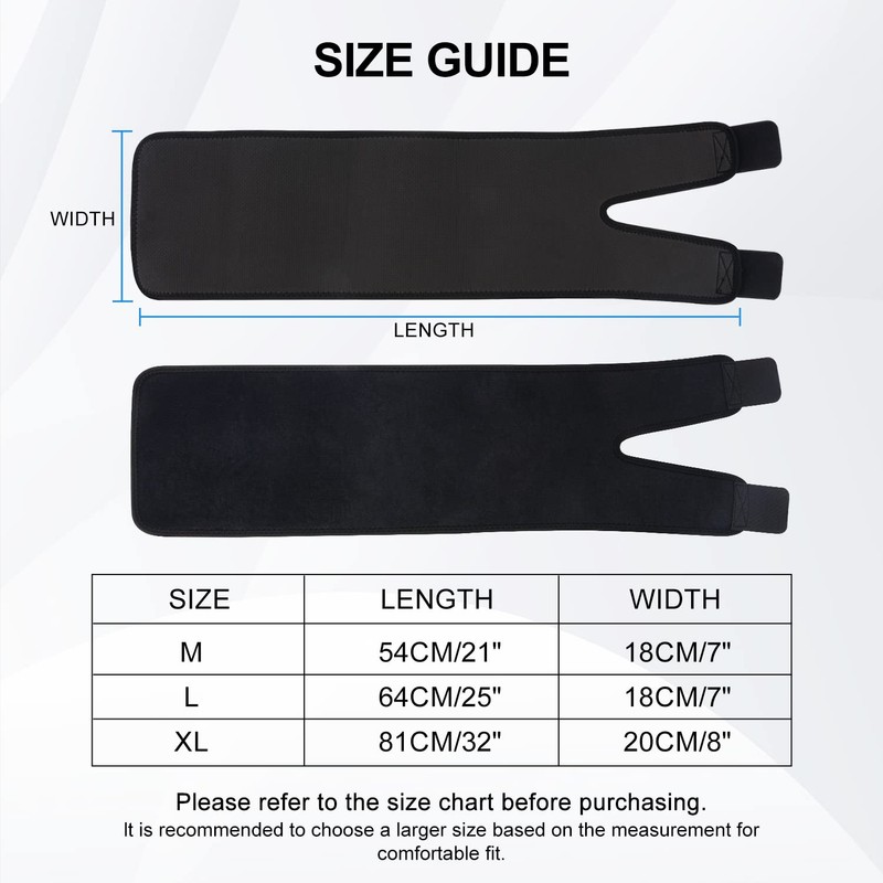 supregear Thigh Wraps Support, 2-Pack Non-Slip Compression Thigh Sleeve Hamstring