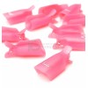 Nail Pinzas Plásticas Retiradoras De Acrílico O Gelish 10 Piezas