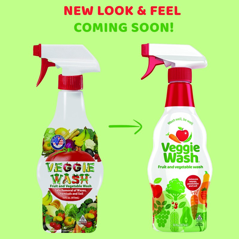 Veggie Wash Fruit & Vegetable Wash, Produce Wash and Cleaner,