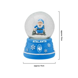 FOCO Serie A Football Atalanta B.C. Fan Christmas Santa Snow Globe