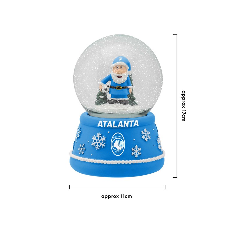 FOCO Serie A Football Atalanta B.C. Fan Christmas Santa Snow